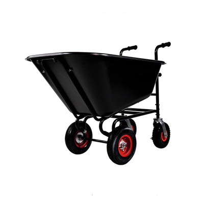 Dump Garden Cart Garden Tool Carts Wheelbarrow 160L Manual Cart Waste Carts Push Cart (TKS-HT160M)
