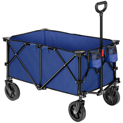Factory Modern Custom Foldable Cloth Folding Wagon Outdoor Camping Folding Cart