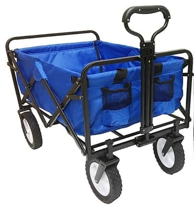 Beach Garden Trail Cart Industrial Sized Outdoor Camping Folding Utility Cart For Kids Children With Canopy